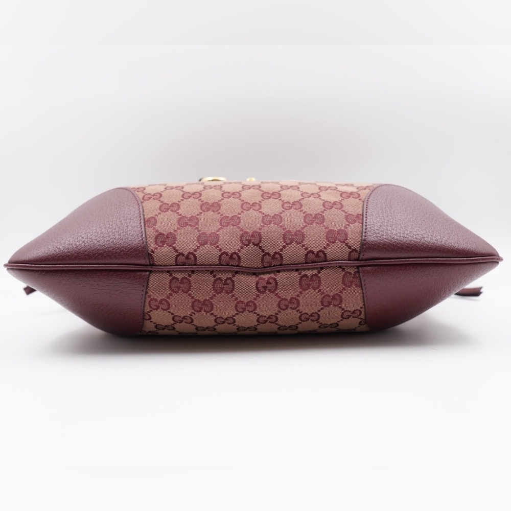 CD12 💖 Gucci Horsebit 1955 Messenger Bag GG Canvas Large - Picture 11 of 14